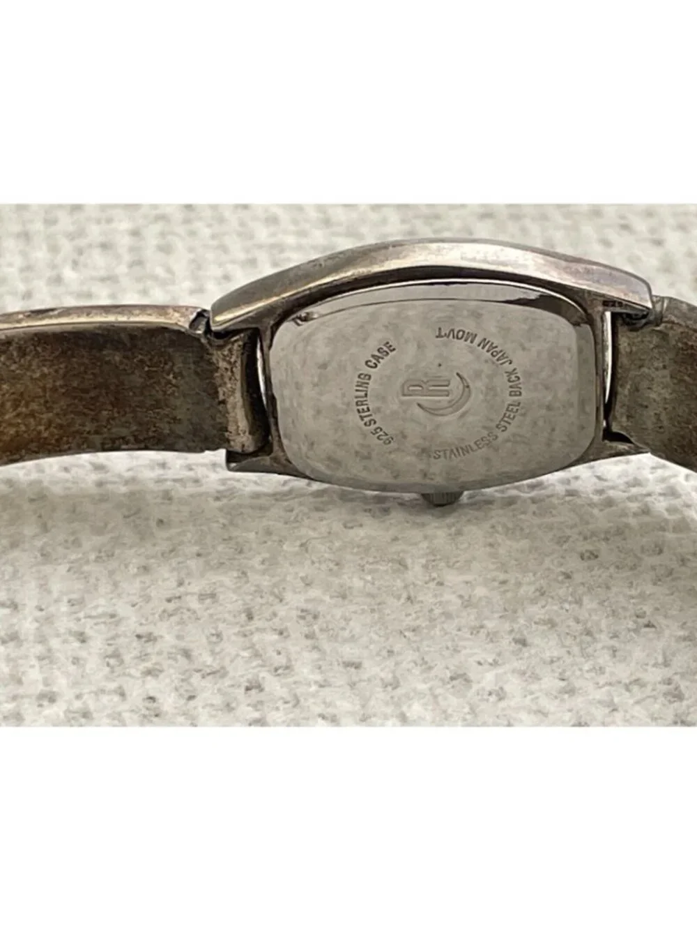 RARE Vintage Roderick Tenorio RMT 14K Gold Sterling Silver Corazon Watch Cuff